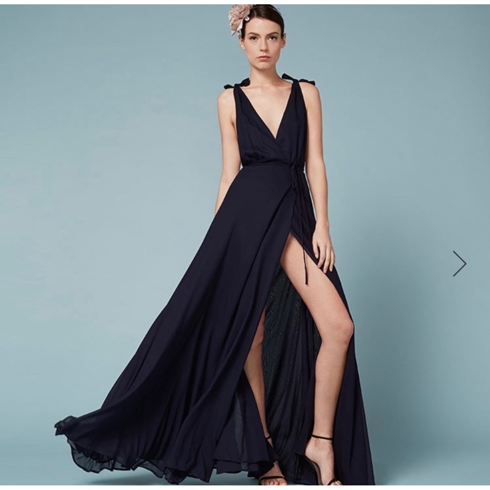 Nwt Reformation Romanica Dress -Midnight Blue Size 2
